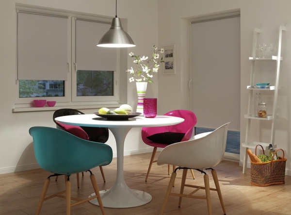 Deco Company Rollo mit Thermo-Rückseite zum Klemmen, Verdunklungsrollo ohne Bohren, Höchste Lichtreflexion, Hitzeschutz, Energiesparend, Weiß, 90 x 210 cm (BxH) Bild 2