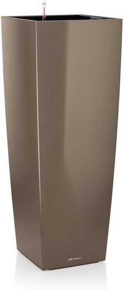LECHUZA CUBICO Alto Premium 40 taupe hochglanz 18234