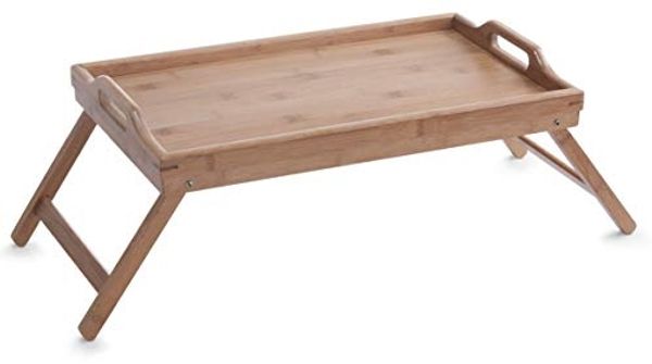 Zeller 25273 Betttablett, Bambus, 50 x 30 x 21 cm