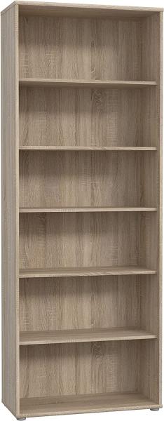 FORTE Tempra2 Regal, Holzwerkstoff, Beige, 73,7 x 197,5 x 34,8 cm