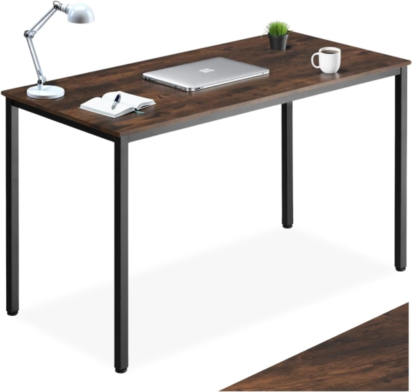 tectake Schreibtisch Computertisch Vanport 120x60x75,5cm (1-St, 1 tlg), Vielseitiger Schreibtisch im reizvollen Industrie-Stil