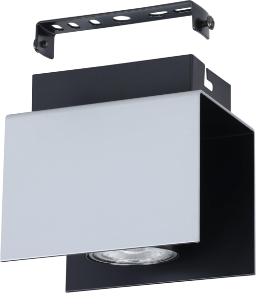 Eglo 97394 LED Deckenleuchte VISERBA weiß-aluminium, schwarz L:12cm B:8,5cm H:11,5cm Bild 4