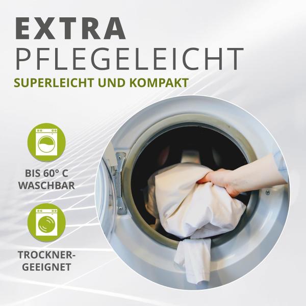 BettwarenShop Ersatz Matratzenbezug Doppeltuch, Polyester, 200x200 cm I 14 cm Kernhöhe Bild 8