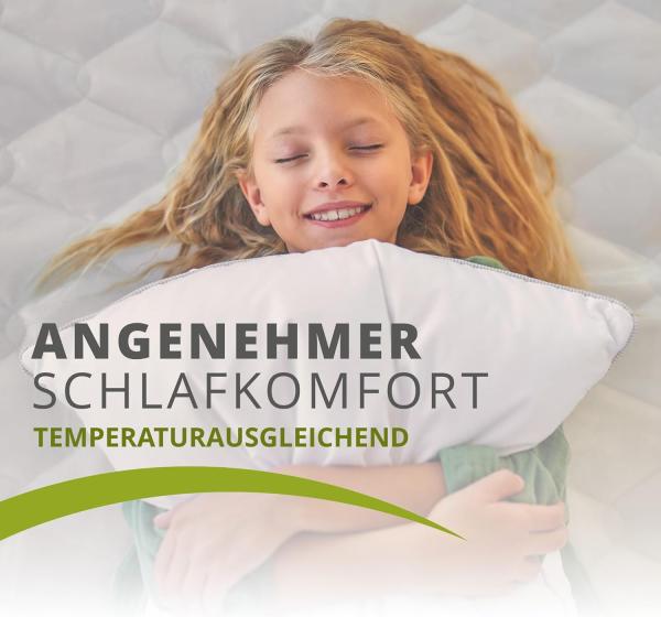 BettwarenShop Ersatz Matratzenbezug Doppeltuch, Polyester, 200x200 cm I 14 cm Kernhöhe Bild 7