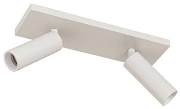 Arcchio Deckenstrahler Brinja Slim, Metall, Weiß IP20, 2 x 5 W LED (GU10 MR11)