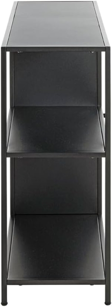 HAKU Möbel Regal, Metall, schwarz, B 100 x T 30 x H 75 cm Bild 6