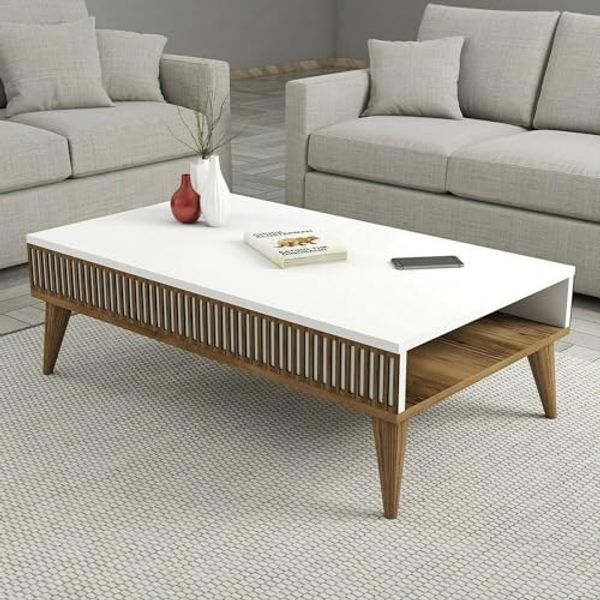 Dmora Couchtisch Capricorn 105 x 60 x 34,6h cm Braun EIN Fach