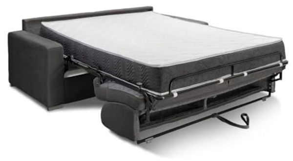 Vente-unique - CALITO Sofa Kunstleder Weiß - B 223 cm94 cm x H 85 cm x L 194 cm Bild 5