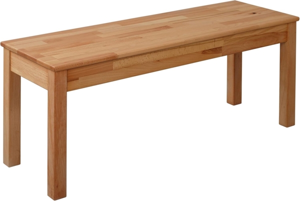 Krok Wood Sitzbank aus Massivholz in Buche (Bonn 100 x 35 x 45 cm)