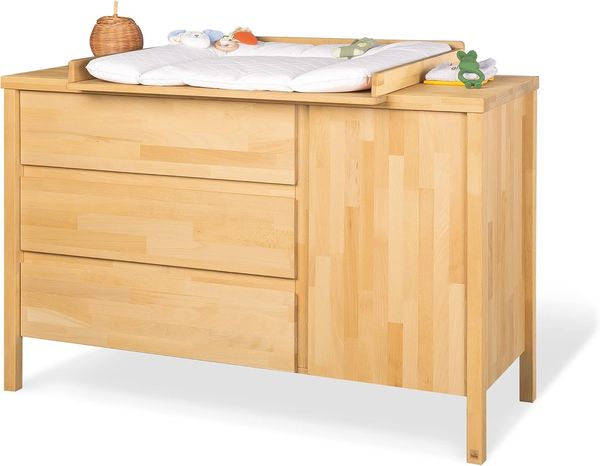 Pinolino Babyzimmer Set Kinderzimmer Set 3-teilig 'Enno' extrabreit groß Bild 7