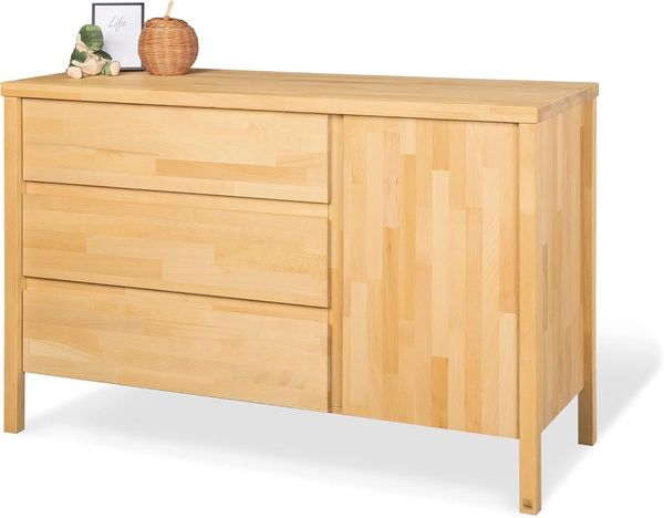 Pinolino Babyzimmer Set Kinderzimmer Set 3-teilig 'Enno' extrabreit groß Bild 6