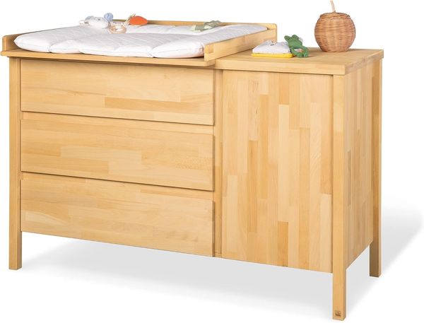 Pinolino Babyzimmer Set Kinderzimmer Set 3-teilig 'Enno' extrabreit groß Bild 8