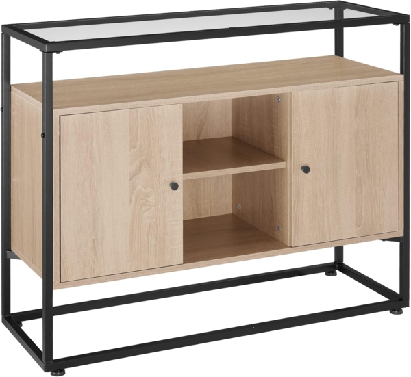 tectake Sideboard Oldham (Sideboard, Montagematerial, Montageanleitung), Industrial Style