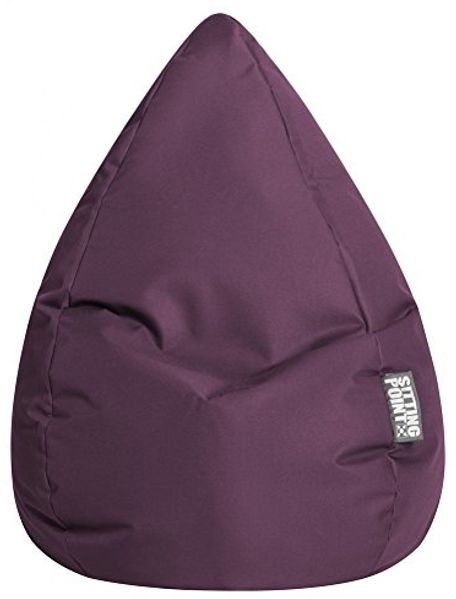 SITTING POINT only by MAGMA Sitzsack Brava Bean Bag L ca. 120 Liter aubergine (bis ca. 7 Jahre)