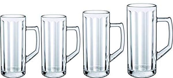 Bierseidel Reno Optik in versch. Größen erhältlich - geeicht - 6 Stück: Größe -