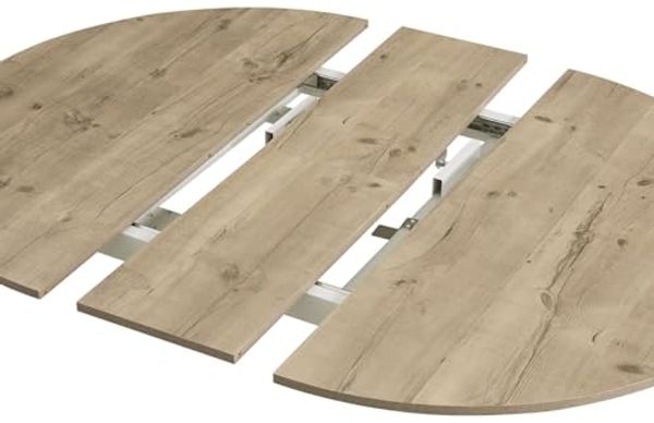 B&D home Esstisch LIV, Rund, ausziehbar, 120-150cm, Beton Bild 6