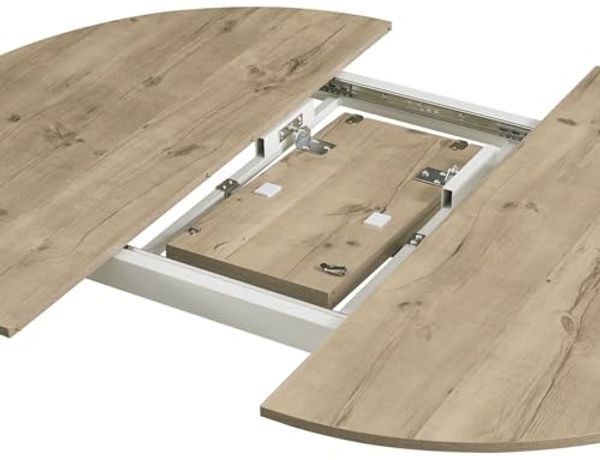 B&D home Esstisch LIV, Rund, ausziehbar, 120-150cm, Beton Bild 7