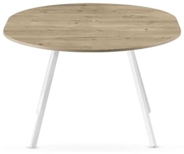 B&D home Esstisch LIV, Rund, ausziehbar, 120-150cm, Beton Bild 4