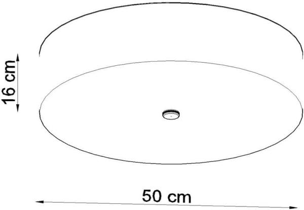 Deckenleuchte, Schwarz, Weiß, Stoff, Glas, Stahl, L 50 cm Bild 6