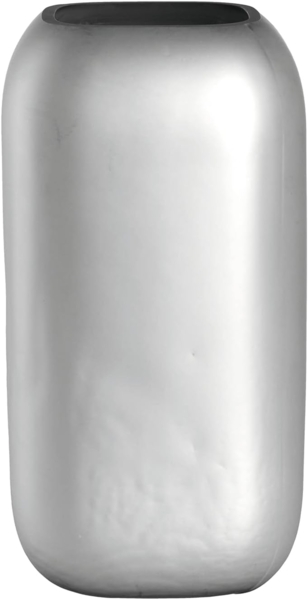 Leonardo Vase 28x15 cm Silber Matt Neve