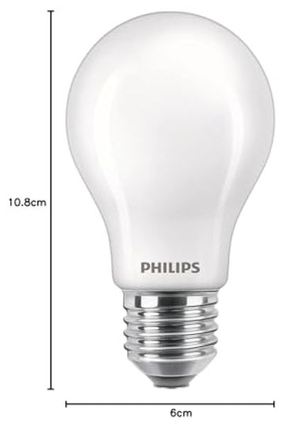 Phillips LED classic WarmGlow Lampe 100W E27 matt weiß dimmbar Bild 5