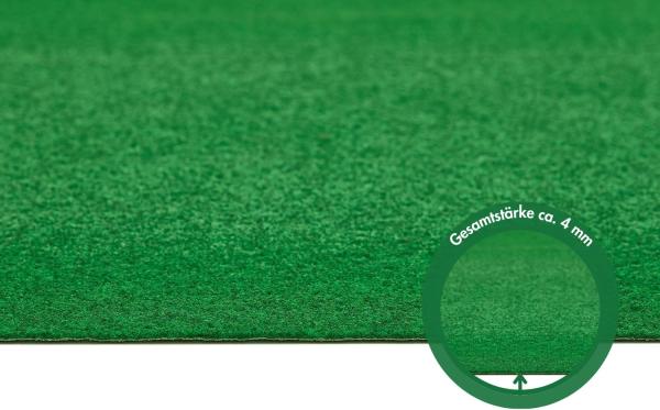 andiamo Kunstrasen Outdoor wasserdurchlässig, Rasenteppich wetterfest, Drainage-Noppen, UV-beständig, für Balkon und Garten, Farbe:Grün, Größe:200x300 cm Bild 6