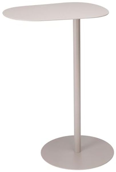 Well Home Beistelltisch, organisch, aus Eisen, Sandfarben, 35 x 25 x 53 cm