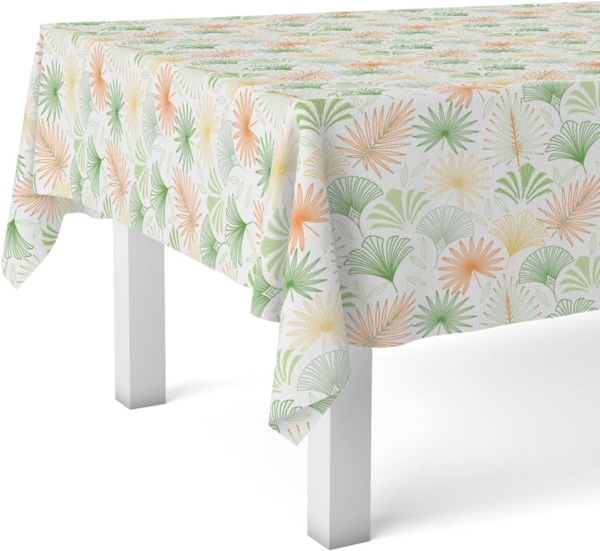 Martina Home Wachstuchtischdecke, Palmengrün, 250x140 cm Bild 4