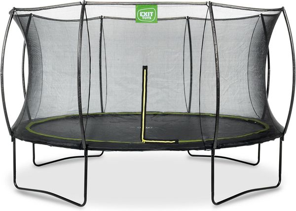 EXIT 'Silhouette' Trampolin, 366 cm Durchmesser, ab 3 Jahren, bis 120 kg belastbar, inkl. Sicherheitsnetz