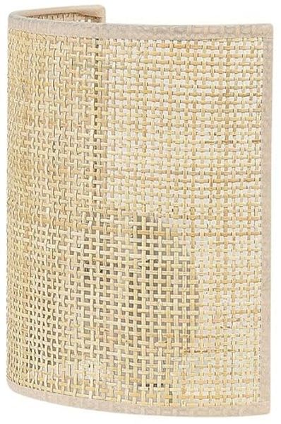 Wandlampe CARIO Rattan Natürlich