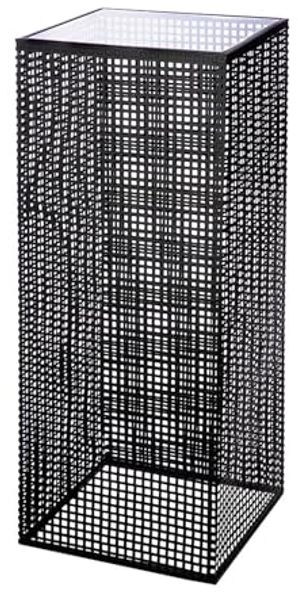 GILDE Säule Retino - schwarz - H. 70cm x B. 27cm x T. 27cm - 74226