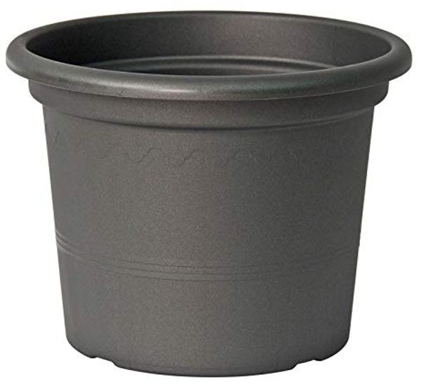 Pflanzkübel Geo 45x34cm anthrazit Blumenkübel Blumentopf Kübel Pflanzen Blumen