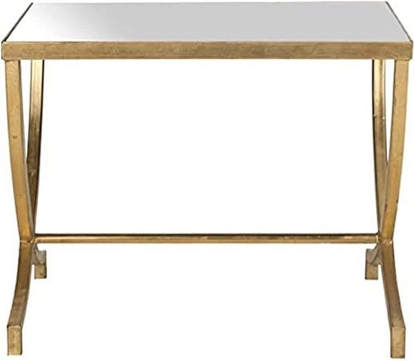 Safavieh EAF2537 Akzenttisch, Metall, Gold, 55 x 45 x 44.45 cm
