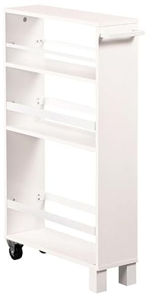 KESPER 24854-13 Nischenregal, weiß gekälkt aus FSC-zertifizierte Spanplatte / Regal / Rollregal