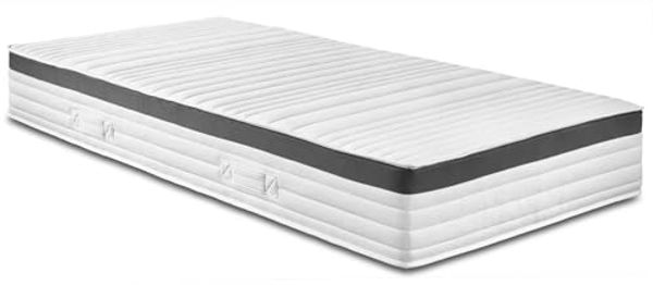 Taschenfederkernmatratze Elite Line, Bodyprotect, 25 cm hoch, orthopädische Matratze, 7-Zonen, Größe: 90x200, Härtegrad: H4