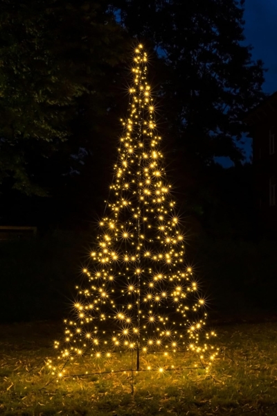 Galaxy LED-Tannenbaum 250 cm, 300 warmweiße LEDs, IP44 Timerfunktion
