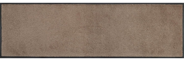 wash+dry Fußmatte, Taupe 35 x 120 cm, innen und außen, waschbar