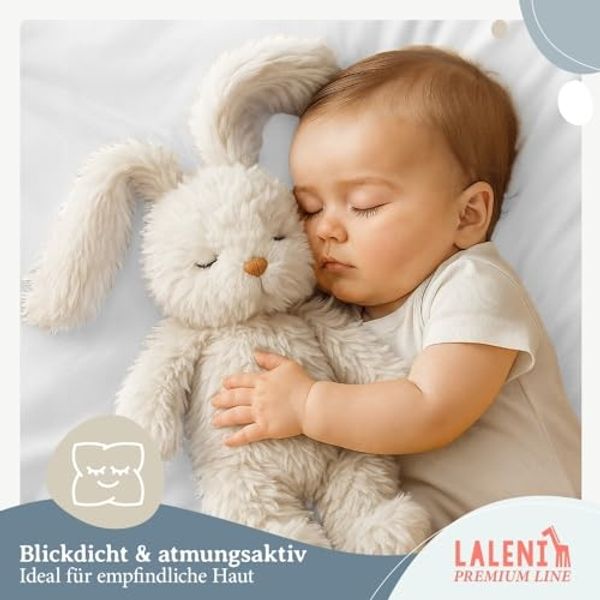 Laleni 2er-Set Premium Spannbettlaken für Beistellbett 50x89 cm - Oeko-Tex Zertifiziert, 100% Baumwolle, atmungsaktives Spannbetttuch Jersey Baby, 150 g/m², Weiß Bild 6