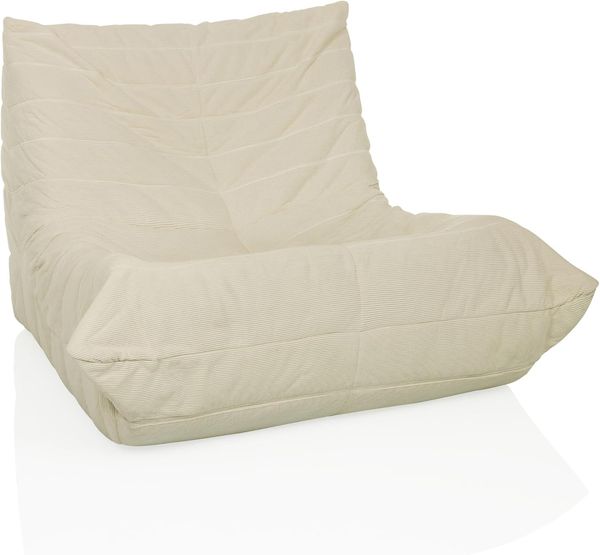 hjh LIVING Loungesessel Loungesessel Sitzolo Stoff, Bodensofa in Cord-Optik, Sessel Sitzsack Liegesessel für Wohnzimmer