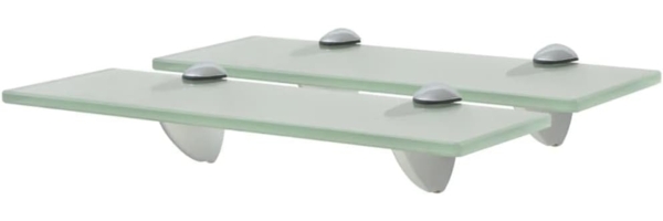 vidaXL Schwebende Regale 2 Stk. Glas 30x20 cm 8 mm [3051534]