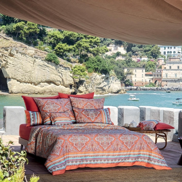 Bassetti Kissenbezug Kuschelkissenbezug "Marechiaro", (1 Stück), Ornamente Bild 3