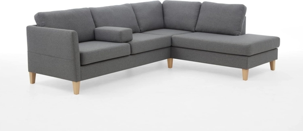 Atlantic Home Collection Ecksofa mit Ottomane rechts