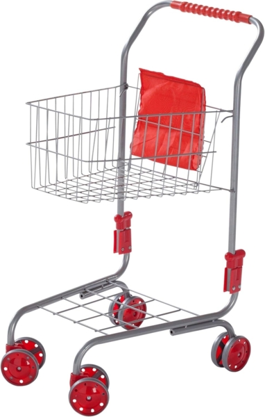 Christian Tanner 1027.5 - Kinder Metalleinkaufswagen gefüllt mit 40 Markenminiaturen Bild 2