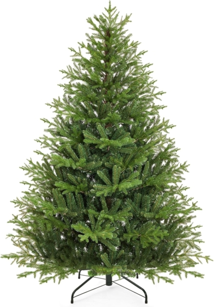 Yorbay Künstlicher Weihnachtsbaum Tannenbaum Weihnachstbaum aus PE, PVC 150/180/ 210 cm, Weihnachtsbaum Christbaum, mit Ständer für Weihnachten-Dekoration
