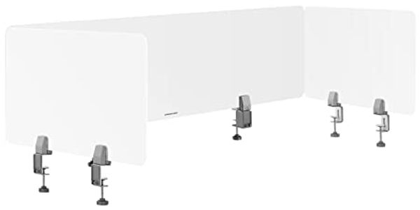 Fromm&Starck Schutzwand 3 Schreibtischtrennwände Trennwand Schreibtisch Schichtschutz 150 cm