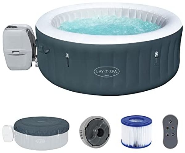LAY-Z-SPA® LED-Whirlpool Bali AirJet™ Ø 180x66 cm, rund