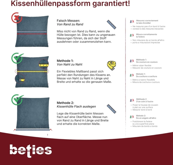 beties Kunstfaserkopfkissen PublikFree, Füllung: 100% Polyester Faserbällchen, Bezug: Baumwolle, Seitenschläfer, Rückenschläfer, Bauchschläfer, 2 Stück, Kissenfüllung ca. 25x35 cm Polyester-Faserbällchen Bild 5