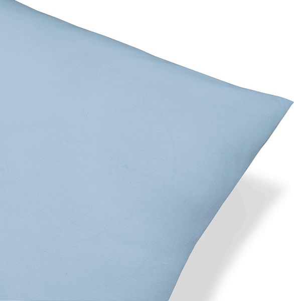 biberna Feinjersey-Spannbetttuch 0077144, eisblau, 2x 80x80cm Bild 3