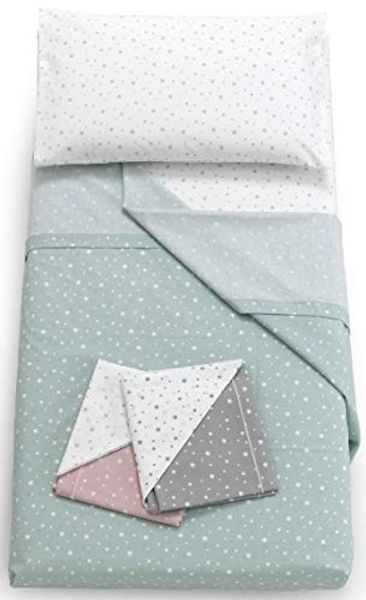 Italbaby 020.1007-003 Bettwäscheset für 3 Teile, grün