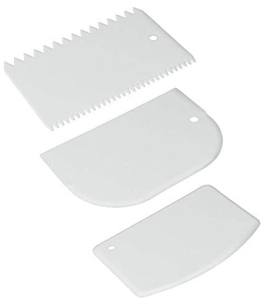 Metaltex Teigspachtel 3er Set, Kunststoff